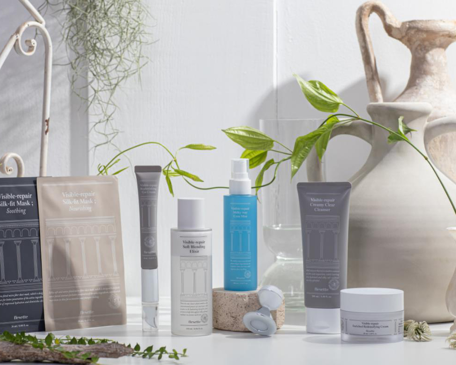 Flesette derma-level daily skincare lineup